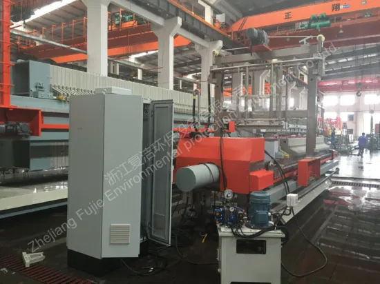Hydraulic Automatic Cloth Washing Filter Press for Sludge Dewatering